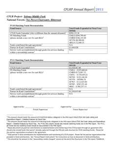 CFLRP Annual Report 2011 CFLR Project:  Selway-Middle Fork