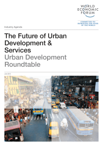 The Future of Urban Development &amp; Services Urban Development