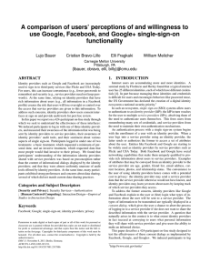 A comparison of users’ perceptions of and willingness to