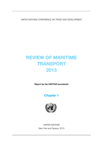 REVIEW OF MARITIME TRANSPORT 2013 Chapter 1