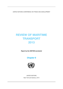 REVIEW OF MARITIME TRANSPORT 2013 Chapter 6