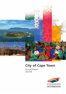 City of Cape Town Annual Report 2007/ 8