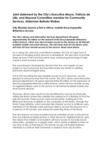 Joint statement by the City’s Executive Mayor, Patricia de Lille,