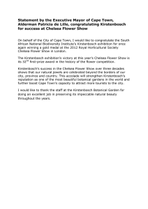 Statement by the Executive Mayor of Cape Town,