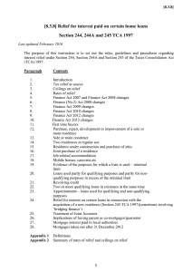[8.3.8] Relief for interest paid on certain home loans