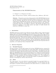 Characteristics of the NICMOS Detectors