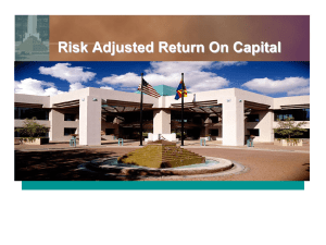 Risk Adjusted Return On Capital