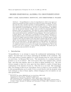 HIGHER DIMENSIONAL ALGEBRA VII: GROUPOIDIFICATION