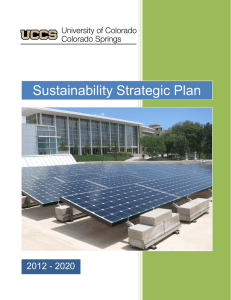 Sustainability Strategic Plan 2012 - 2020