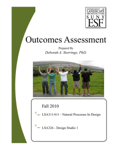 Outcomes Assessment Fall 2010 Deborah A. Storrings, PhD.