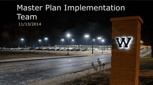 Master Plan Implementation Team 11/13/2014