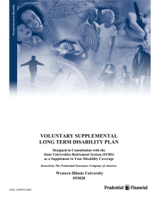 VOLUNTARY SUPPLEMENTAL LONG TERM DISABILITY PLAN