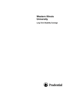 Western Illinois University Long Term Disability Coverage