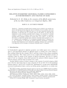 RELATIVE SYMMETRIC MONOIDAL CLOSED CATEGORIES I: AUTOENRICHMENT AND CHANGE OF BASE