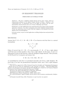 ON BIADJOINT TRIANGLES FERNANDO LUCATELLI NUNES