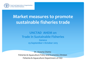 Market measures to promote sustainable fisheries trade UNCTAD  AHEM on