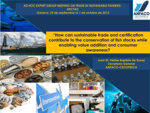 AD HOC EXPERT GROUP MEETING ON TRADE IN SUSTAINABLE FISHERIES- UNCTAD