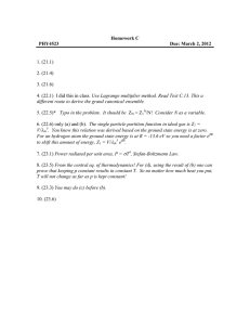 Homework C PHY4523 Due: March 2, 2012