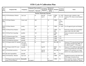 STIS Cycle 9 Calibration Plan