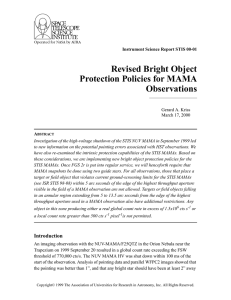 Revised Bright Object Protection Policies for MAMA Observations