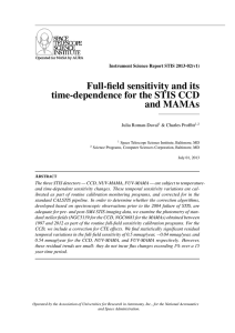 Full-field sensitivity and its time-dependence for the STIS CCD and MAMAs 0.4pt0pt 0pt0pt