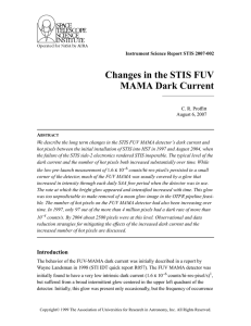 Changes in the STIS FUV MAMA Dark Current