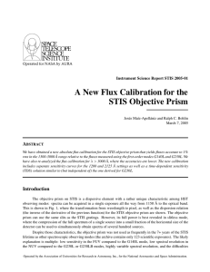 A New Flux Calibration for the STIS Objective Prism A