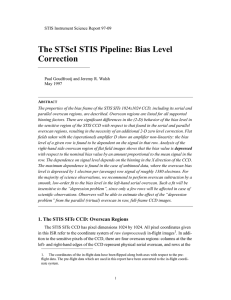 The STScI STIS Pipeline: Bias Level Correction