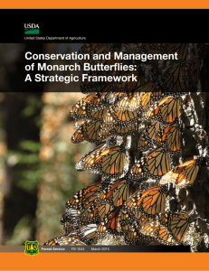Conservation and Management of Monarch Butterflies: A Strategic Framework