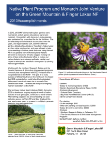 Native Plant Program and Monarch Joint Venture Title text here