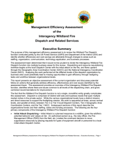 Management Efficiency Assessment of the Interagency Wildland Fire