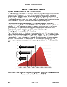 Exhibit 8 – Retirement Analysis