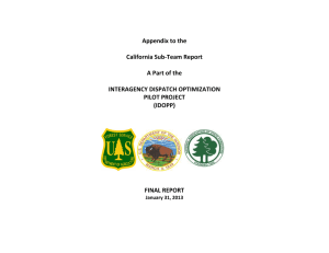 Appendix to the California Sub-Team Report A Part of the