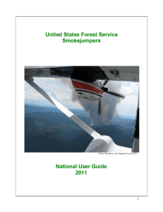 United States Forest Service Smokejumpers National User Guide