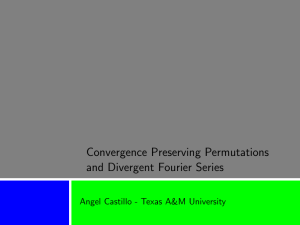 Convergence Preserving Permutations and Divergent Fourier Series March 29, 2016