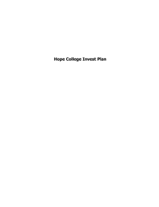 Hope College Invest Plan