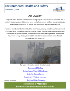 Environmental Health and Safety  Air Quality September 4, 2015