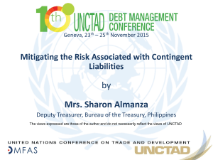 by Mrs. Sharon Almanza Mitigating the Risk Associated with Contingent