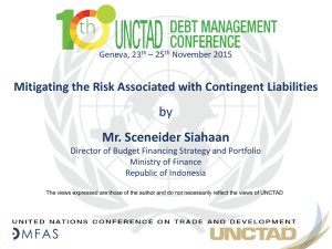 by Mr. Sceneider Siahaan Mitigating the Risk Associated with Contingent Liabilities