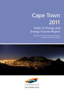 Cape Town 2011 State of Energy and Energy Futures Report
