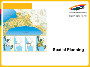 Spatial Planning Integrating ecosystem services considerations into line function management and operations: