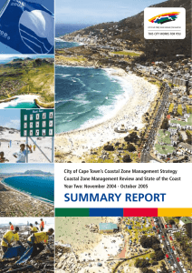 City of Cape Town’s Coastal Zone Management Strategy