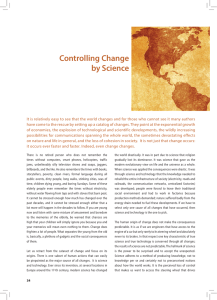 Controlling Change  by Science