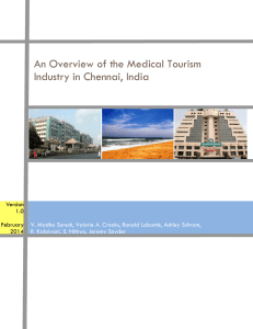 An Overview of the Medical Tourism Industry in Chennai, India