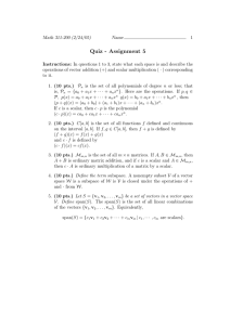 Quiz - Assignment 5
