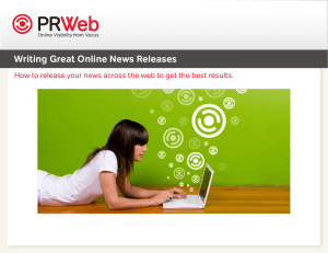 Writing Great Online News Releases