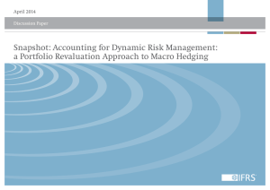 Snapshot: Accounting for Dynamic Risk Management: April 2014 Discussion Paper