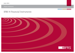 IFRS 9 Financial Instruments July 2014 Project Summary