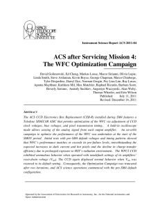 ACS after Servicing Mission 4: The WFC Optimization Campaign