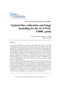Updated flux calibration and fringe modelling for the ACS/WFC G800L grism